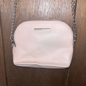 Steve Madden Light Pink Crossbody Bag Silver Detail